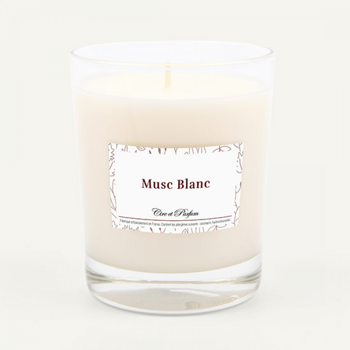 Bougie parfumée Musc blanc