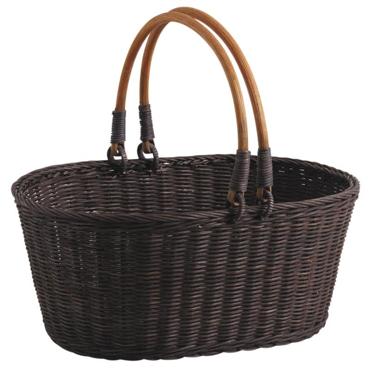 Panier en rotin marron GM