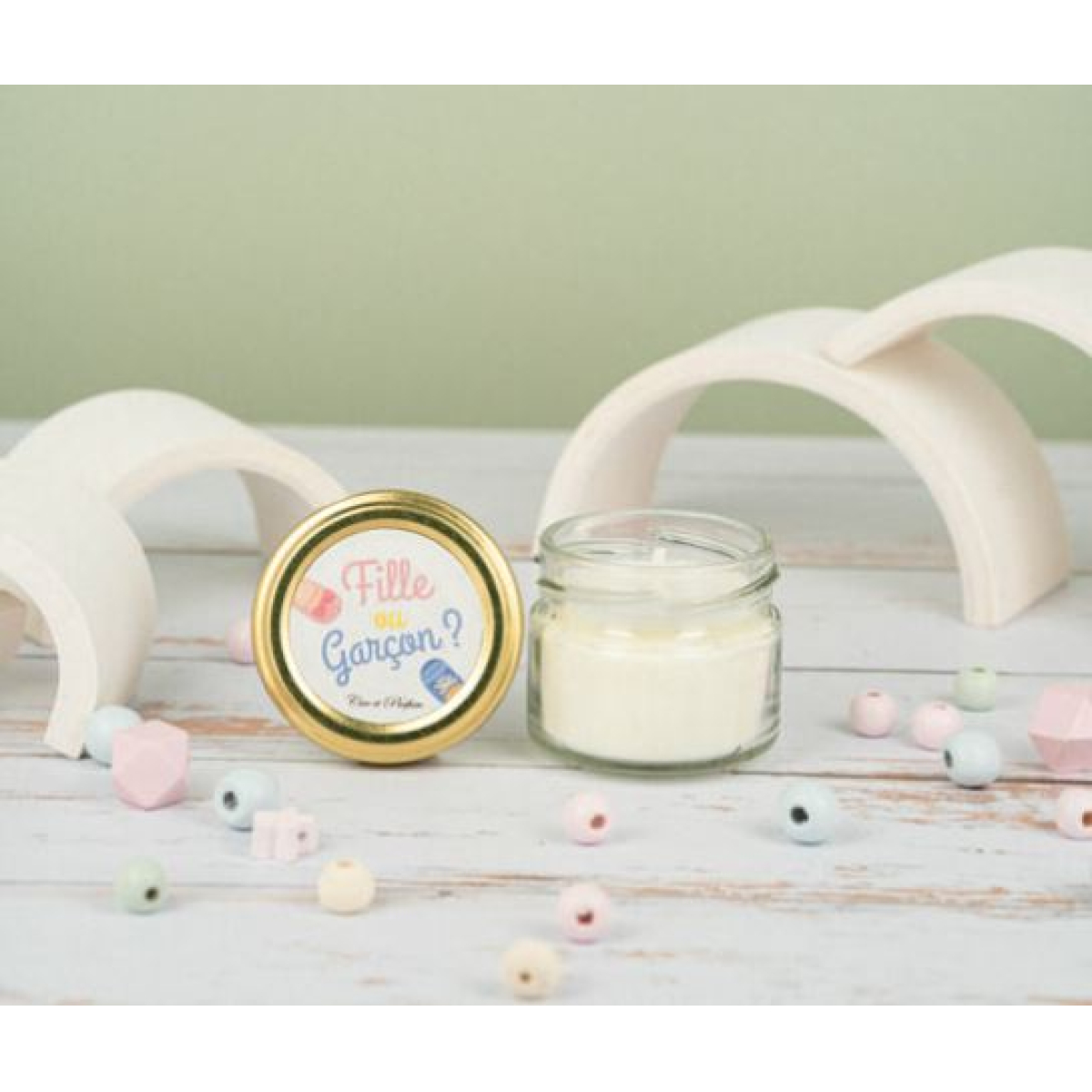 Bougie Gender Reveal - Musc Blanc