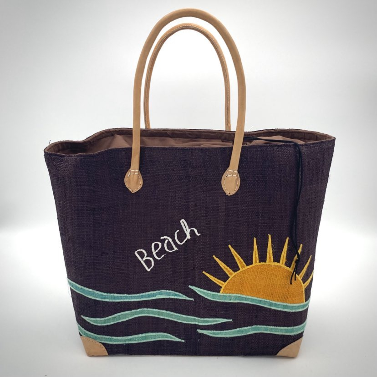 Cabas "Beach" Marron