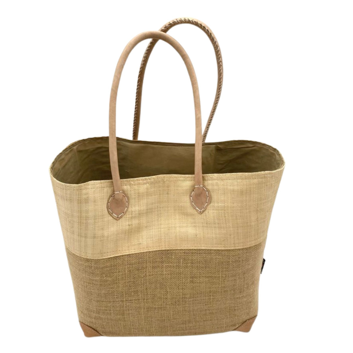 Cabas 2 tons beige - MM