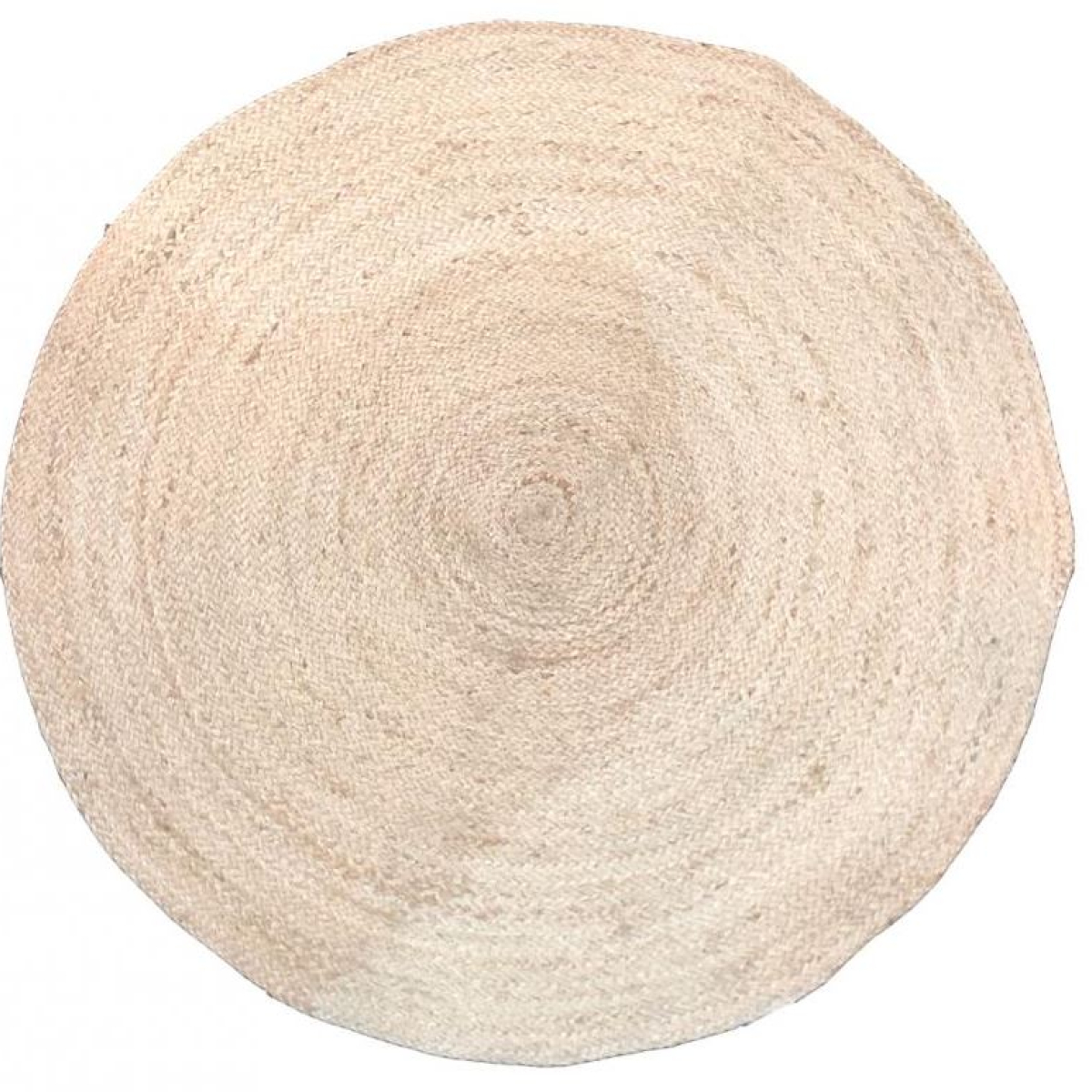 Tapis rond en jute