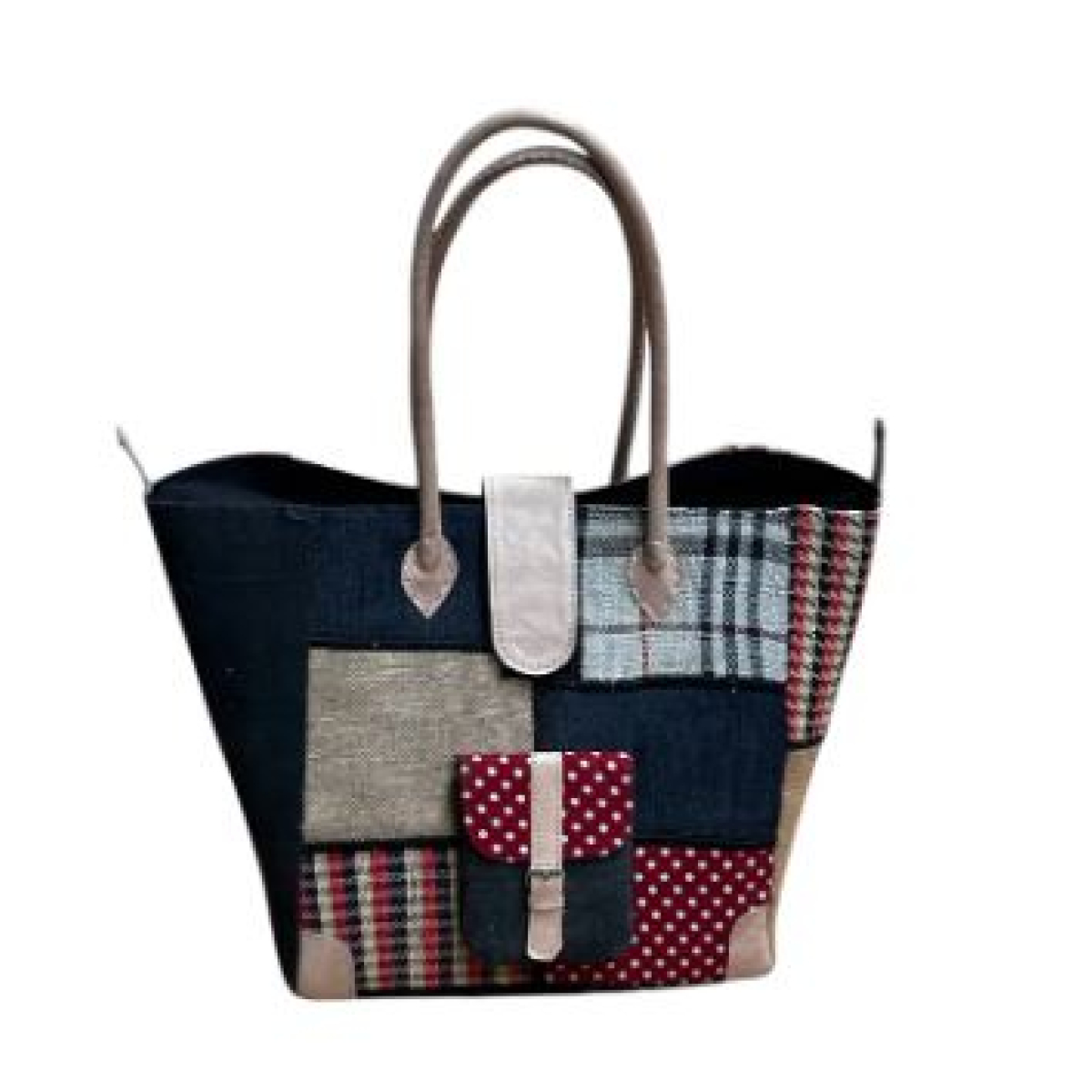Patchwork tote bag - GM