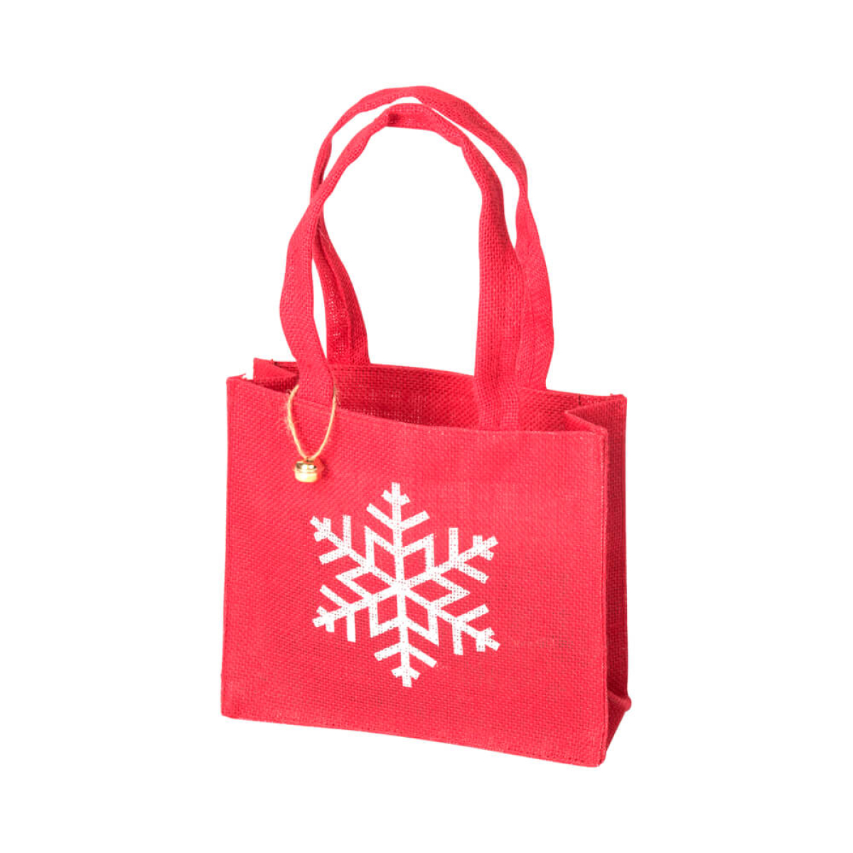 Red snowflake Christmas bag