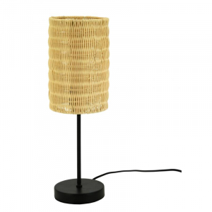 Lampe de chevet rotin