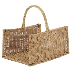 Rectangular Wicker firewood basket