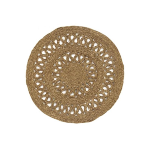 Round openwork carpet