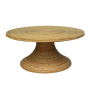 Table basse rotin naturel Limerick - 90 cm