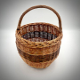 Panier rond en osier