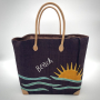 Cabas "Beach" Marron