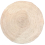 Tapis rond en jute