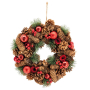 Pine cone Christmas wreath